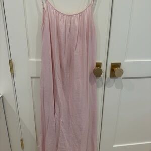 Aritzia Wellbeing Linen Maxi Dress